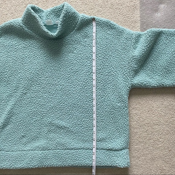 👚Gap Mock Neck Oversized Sherpa Sweater - Picture 9 of 9